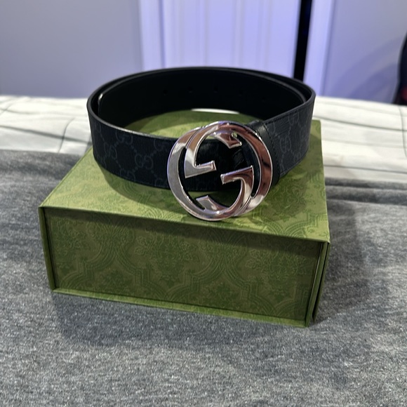 Monogram GG Men’s Gucci Belt - Picture 4 of 6